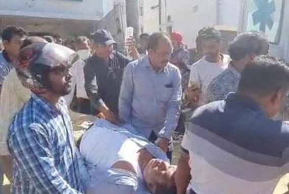 Attack on CPIM former MLA in Kumarghat Attack on CPIM former MLA in Kumarghat